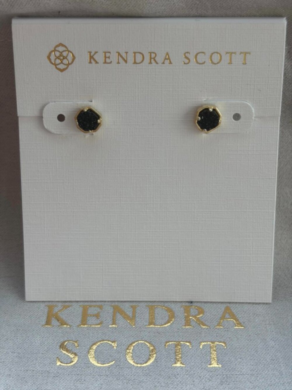 Kendra Scott black earrings